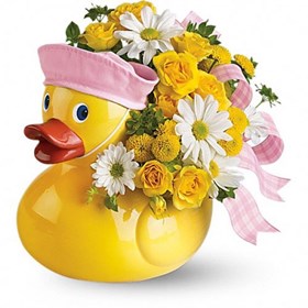 Send Flowers And More: New Born Baby Flower Bouquet